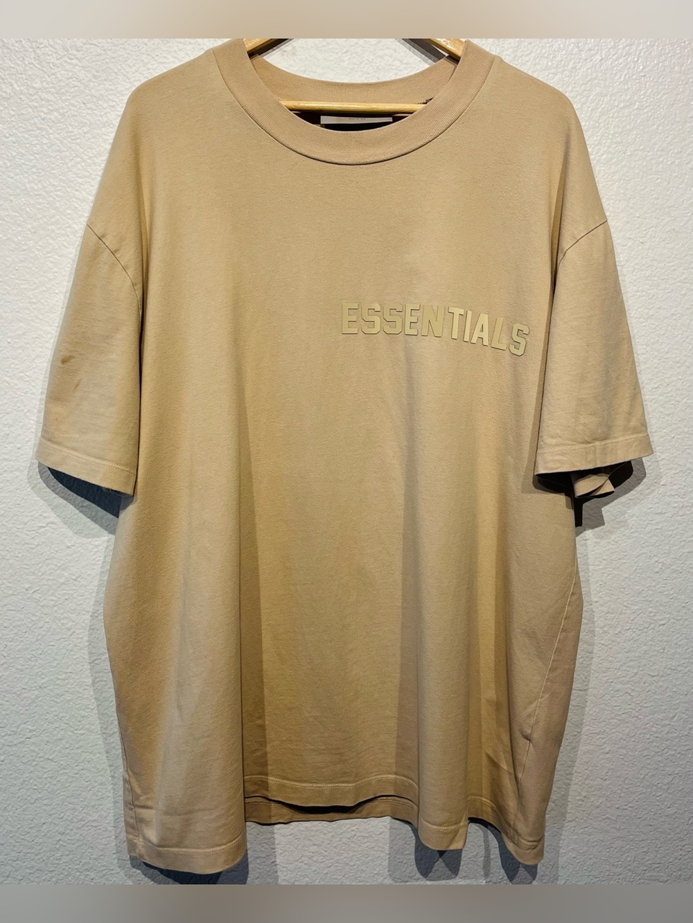 Fear of God Essentials Short-Sleeve Tee - 'Sand' - Size XL (Men’s)